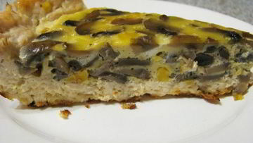 Рецепт Куриного лукошка с грибным омлетом