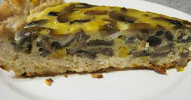 Рецепт Куриного лукошка с грибным омлетом