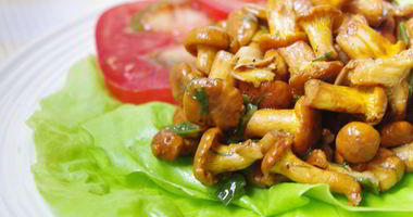 Рецепт Лисичек, запеченных в фольге