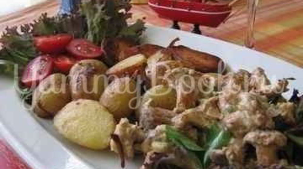 Как приготовить лисичек жареных с картофелем