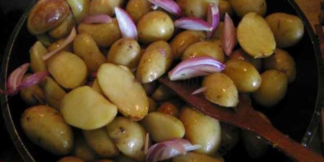 Рецепт лисичек жареных с картофелем