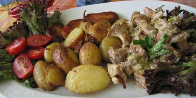 Рецепт лисичек жареных с картофелем