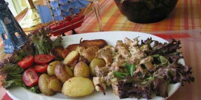 Рецепт лисичек жареных с картофелем