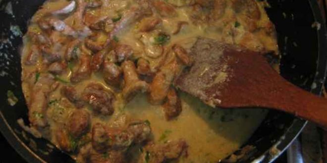 Рецепт лисичек жареных с картофелем