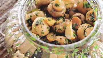 Рецепт Пряных шампиньонов под водочку