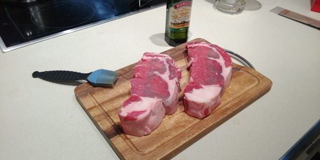 Рецепт рибая, грибы, картошка — праздника