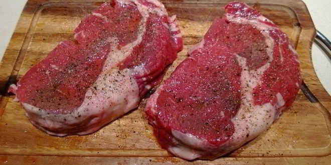 Рецепт рибая, грибы, картошка — праздника