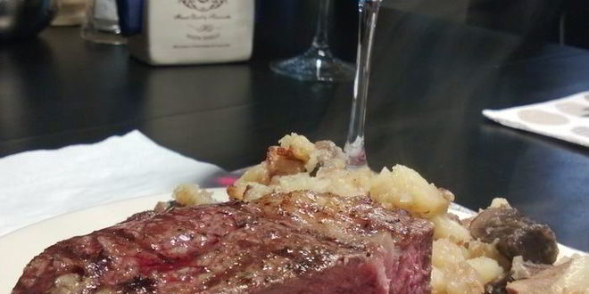 Рецепт рибая, грибы, картошка — праздника