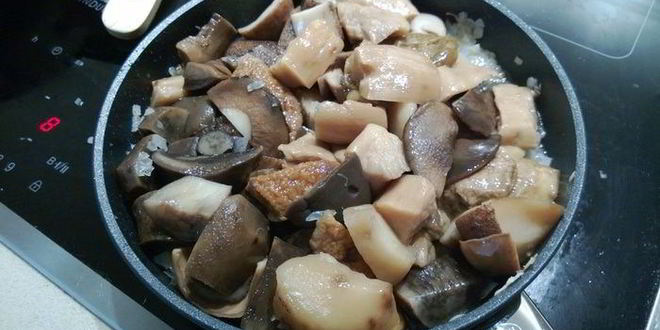 Рецепт рибая, грибы, картошка — праздника