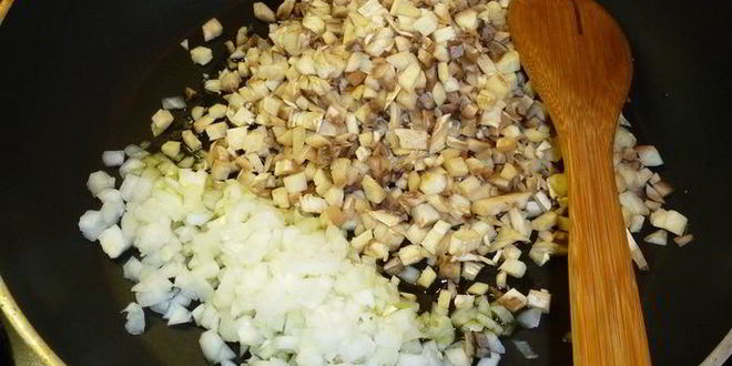 Рецепт шампиньонов, фаршированных кускусом