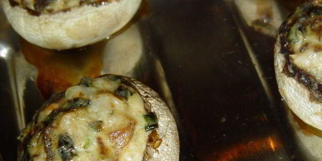 Рецепт шампиньонов фаршированных морское искушение