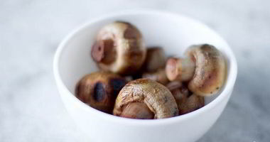 Рецепт Шампиньонов на углях