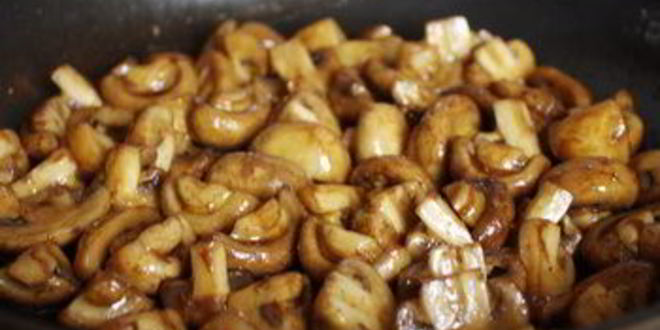 Рецепт шампиньонов с бальзамическим уксусом