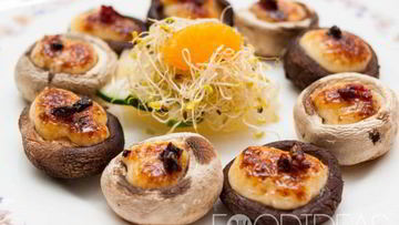 Рецепт Шампиньонов с плавленым сыром