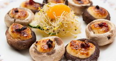 Рецепт Шампиньонов с плавленым сыром