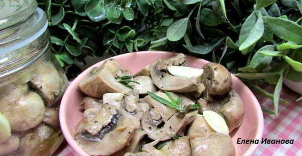 Рецепт шампиньонов, запеченных в духовке