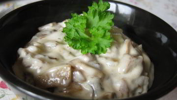 Рецепт Шампиньонов со сметаной