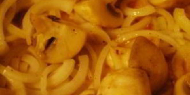 Рецепт шампиньонов со сметаной