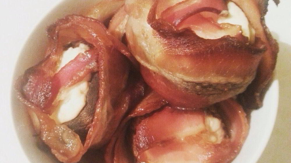 Как приготовить шампиньоны в беконе