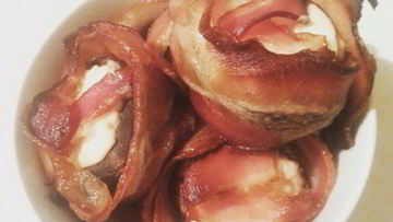 Рецепт Шампиньонов в беконе