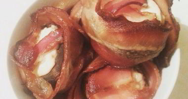 Рецепт Шампиньонов в беконе