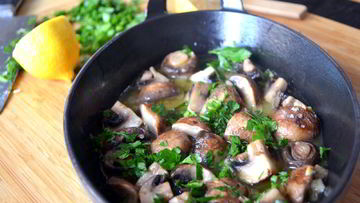 Рецепт Шампиньонов, запеченных в духовке