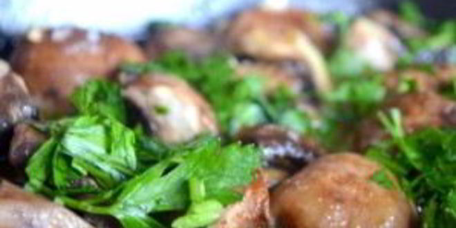 Рецепт шампиньонов, запеченных в духовке