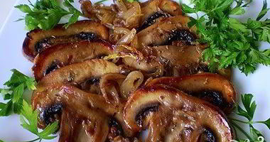Рецепт Шампиньонов жареных с луком