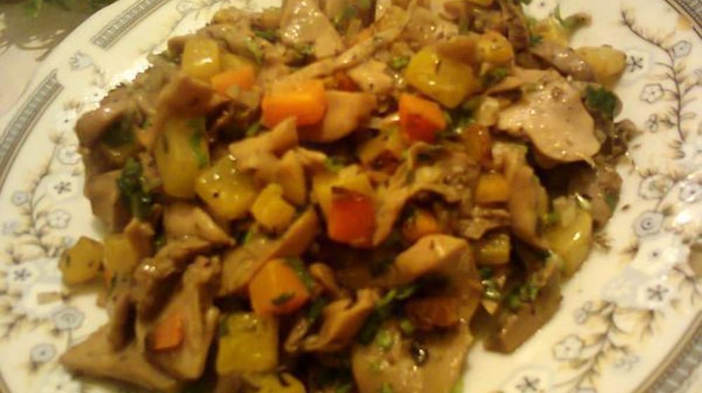 Как приготовить тушеные шампиньоны с тыквой и орегано