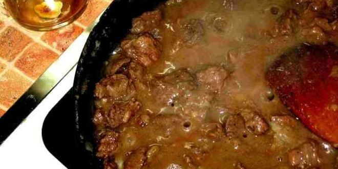 Рецепт гуляша из баранины