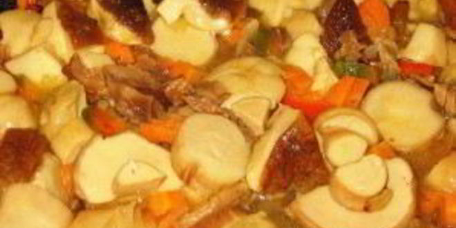 Рецепт гуляша из белых грибов