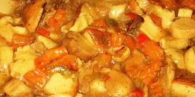 Рецепт гуляша из белых грибов