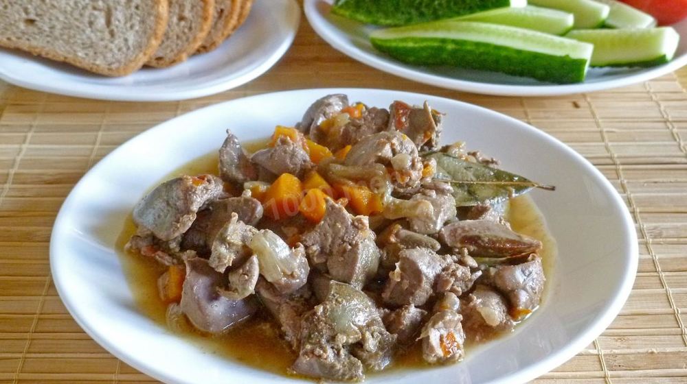 Как приготовить гуляш из куриной печени