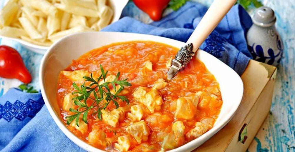 Рецепт гуляш из свинины в мультиварке-скороварке