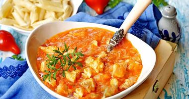 Рецепт Гуляша из куриных грудок с болгарским перцем в мультиварке