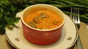 Рецепт Гуляша из куриных сердечек