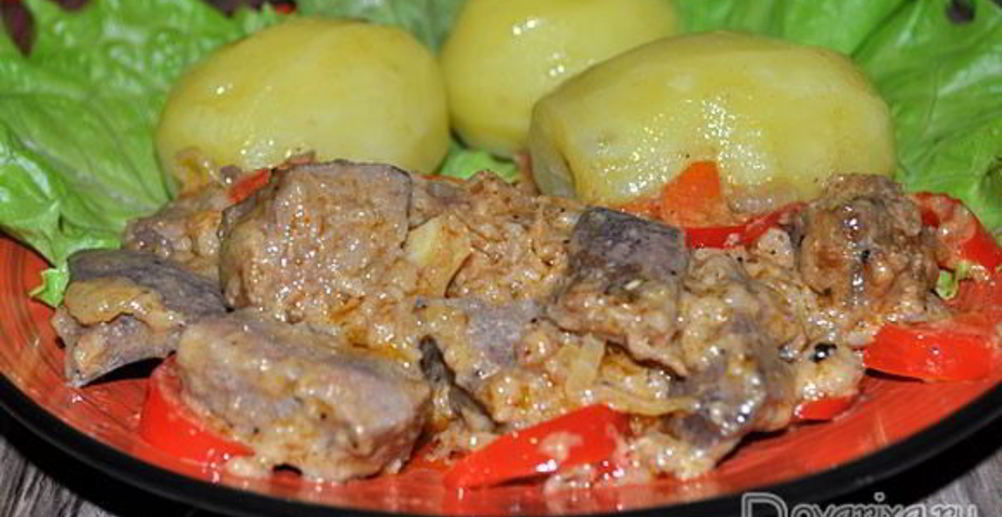 Рецепт гуляш из языка