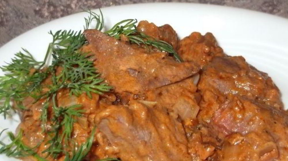 Как приготовить гуляш из печенки свиной