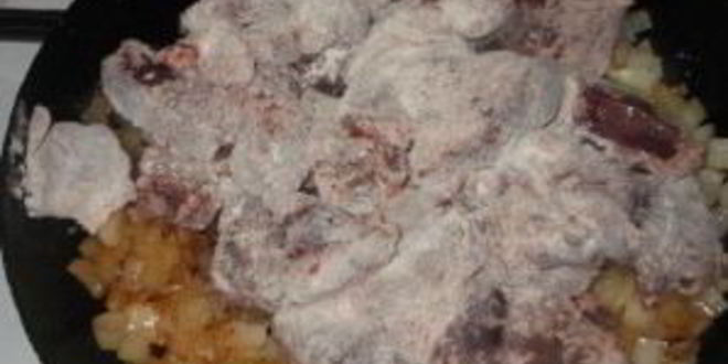 Рецепт гуляша из печенки свиной