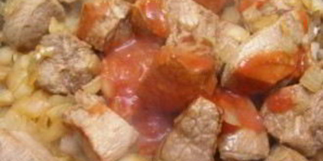 Рецепт гуляша из вареной говядины