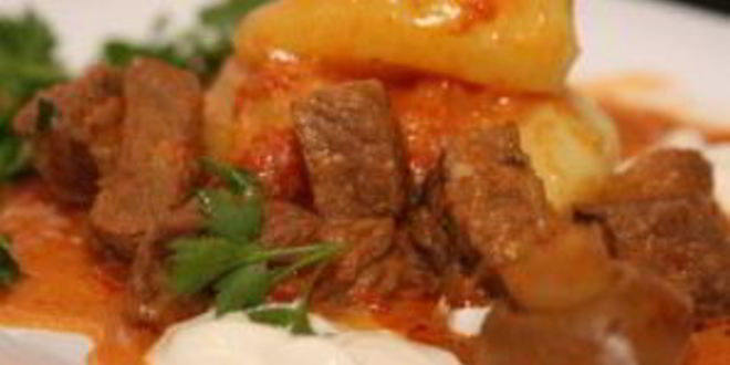 Рецепт гуляша из вареной говядины