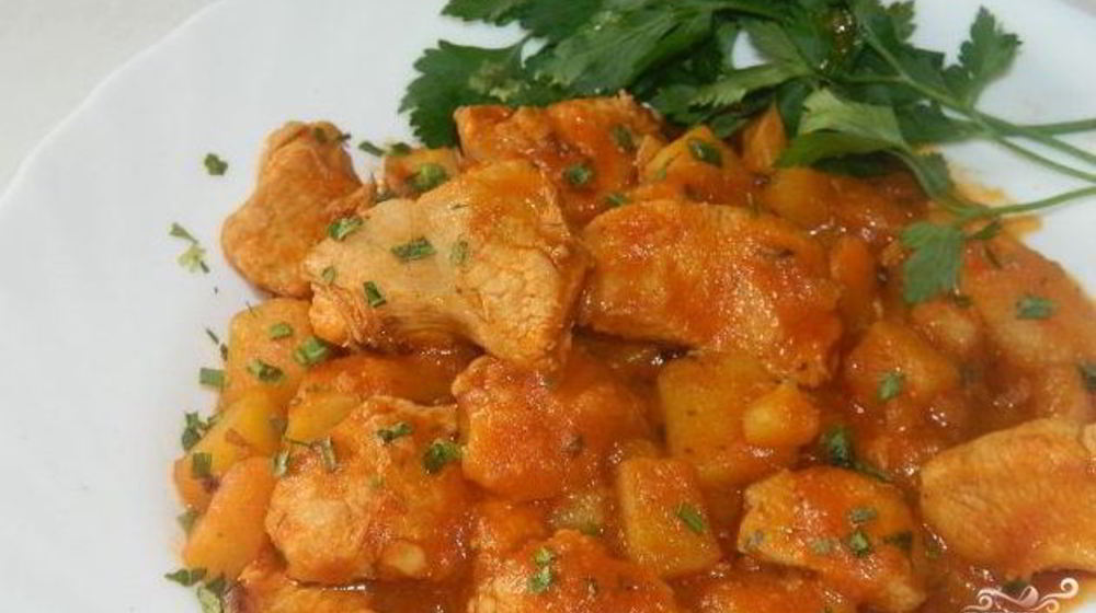 Как приготовить гуляш куриный