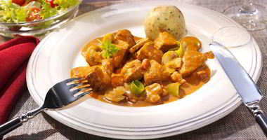 Рецепт Охотничьего гуляша из индейки