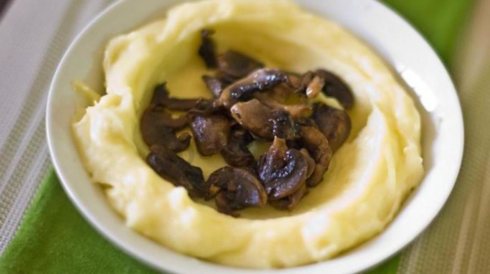 Как приготовить картофельное пюре с грибами