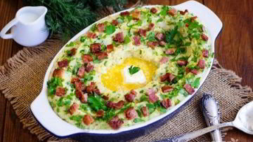 Рецепт Картофельного пюре с капустой