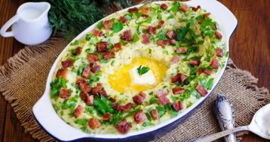 Рецепт Картофельного пюре с капустой