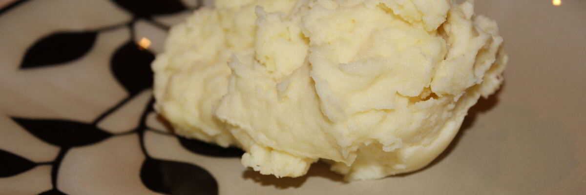 Рецепт Картофельного пюре с козьим сыром