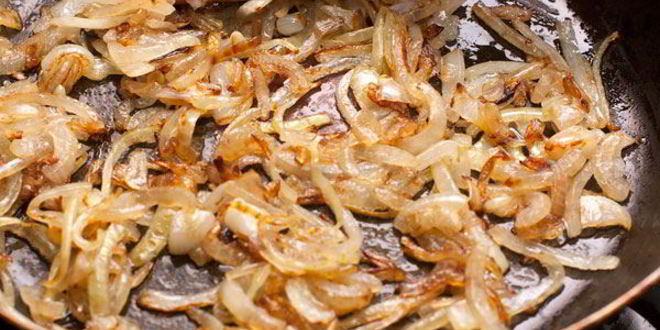 Рецепт картофельного пюре с жареным луком