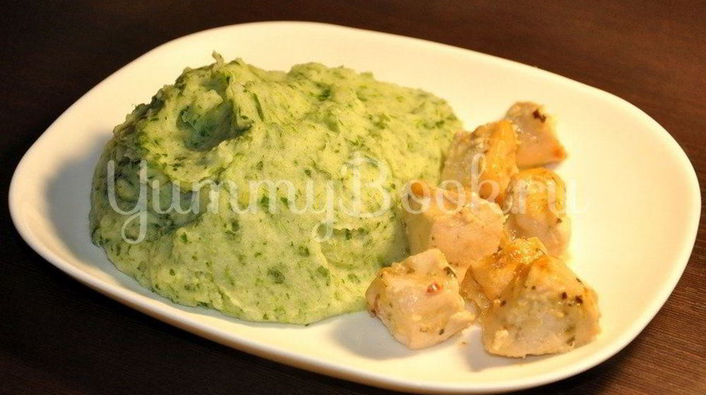 Как приготовить картофельное пюре со шпинатом