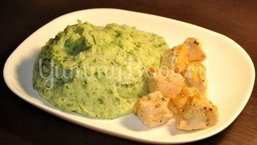 Рецепт Картофельного пюре со шпинатом